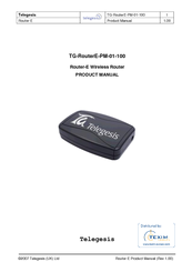 Telegesis TG-RouterE-PM-01-100 Product Manual
