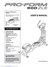 Pro-Form PFEVEL87914.0 User Manual