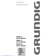 Grundig AMIRA 17 LW 45-6605 BS Set Up And Operation Manual