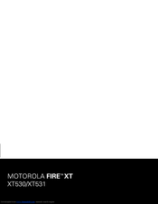 Motorola Fire XT 531 User Manual