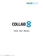Wowvision Collab 8 User Manual