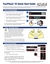 TracPhone V3 Quick Start Manual