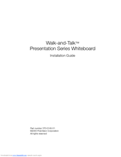 Polyvision Walk-and-Talk Installation Manual
