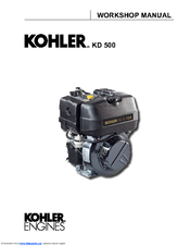 Kohler KD 500 Workshop Manual