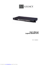 Legacy Legend SB500R User Manual