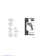 RayTek RAYNGERMX2 Manual