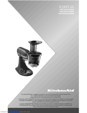 KitchenAid KSM1JA Instructions Manual