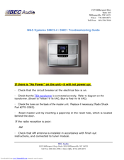 BEC Audio DMC3-4 Manual