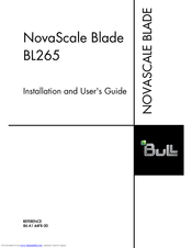 Bull NovaScale Blade BL265 Installation And User Manual