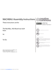 Creative NachBau V02-Board Assembly Instructions Manual