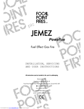 Focal Point JEMEZ Powaflue Installation, Servicing And User Instructions Manual