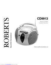 Roberts CD9913 User Manual