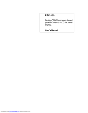 Advantech PPC-150 Series User Manual
