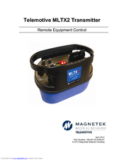 Magnetek Telemotive MLTX2 User Manual