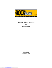 Iaudio M3 Rockbox Firmware Update Manual