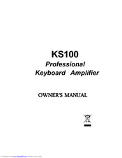 Yamaha KS100 Owner's Manual
