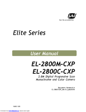 JAI Elite EL-2800C-CXP User Manual