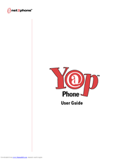 Net2Phone Yap Phone User Manual