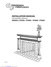 Contempo Fireplaces PFM42 Installation Manual