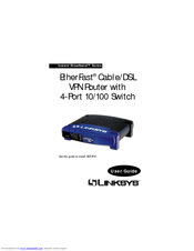 Linksys BEFVP41 - EtherFast Cable/DSL VPN Router User Manual