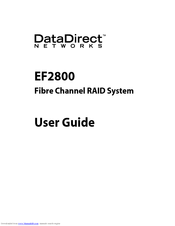 DataDirect Networks EF2800 User Manual