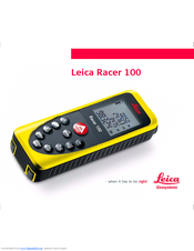 Leica Racer 100 User Manual