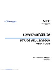 NEC DT730G (CG): ITL-12CG-3 User Manual