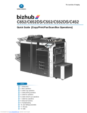bizhub c652 service manual