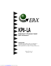 EPOX KP6-LA User Manual