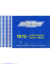 Chevrolet 1970 Biscayne Owner's Manual