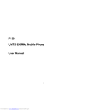 Zte F150 User Manual