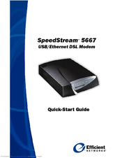 Efficient Networks SpeedStream 5667 Quick Start Manual
