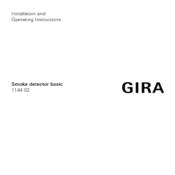 Gira 1144 02 Installation And Operating Instructions Manual