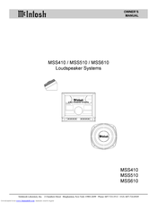 McIntosh MSS410 Owner's Manual