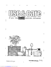 Roper WU0800X User & Care Manual