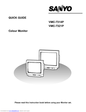 Sanyo VMC-7314P Quick Manual