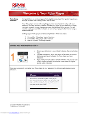 RE/MAX Roku User Manual