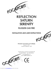 Focal Point SERENITY Installation And User Instructions Manual