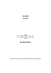 Insignia NS-40D510MX15 User Manual