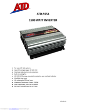 ATD Tools ATD?5954 User Manual
