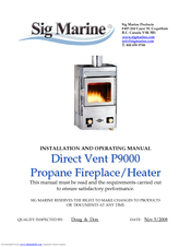 Sig Marine DVP9000 Installation And Operating Manual