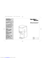 Hamilton beach BrewStation Manuals | ManualsLib