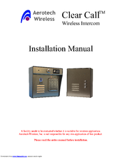 Aerotech Wireless Clear Call Installation Manual
