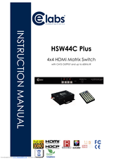 Cable Electronics HSW44C Plus Instruction Manual