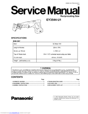 Panasonic EY3544-X8 Service Manual