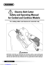 Flexco EBC1-220 Safety And Operating Manual
