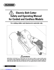 Flexco EBC2 Safety And Operating Manual