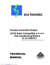 eco hometec EC 25 COMPACT Technical Manual