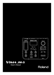 Roland VIMA JM-5 Owner's Manual