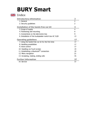BURY Smart User Manual